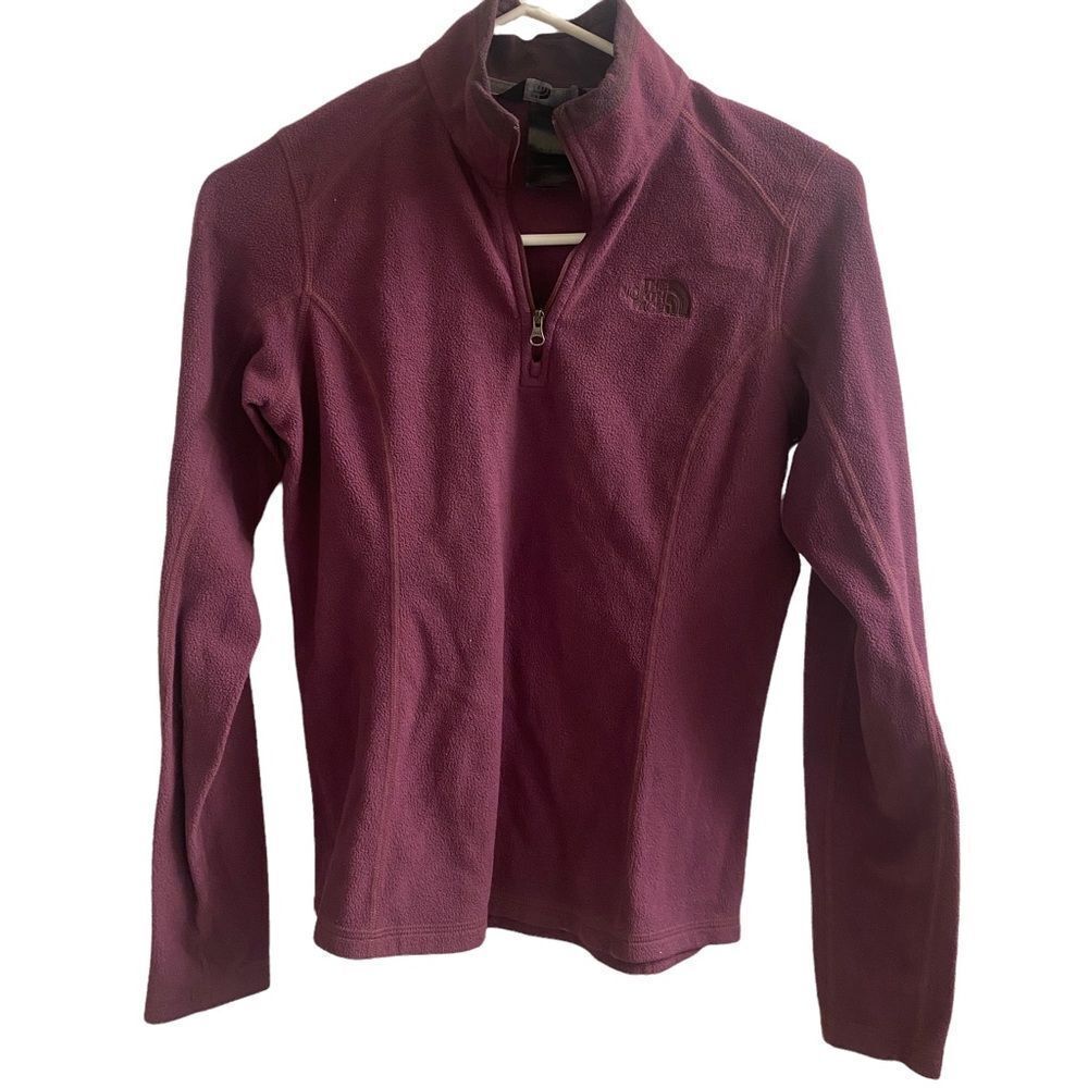 The North Face Purple Fleece 1/2 Zip Jacket‎ Sz S